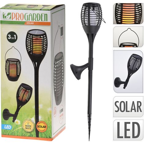 LAMPADA A ENERGIA SOLARE cm 12 x h.62 - Senza Marca