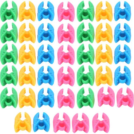 40 farbenfrohe Silikon-Spulenclips für Nähzubehör (1/5)
