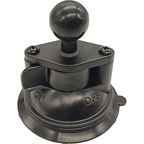 Base à ventouse avec boule de 1" pour pare-brise de véhicule (1/4)