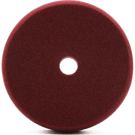 Almohadilla de pulido de 15 cm (6 pulgadas) para coches y yates, esponja de pulido roja mediana, elimina arañazos, oxidación y defectos moderados.