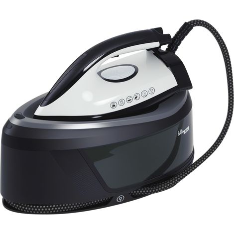 Fer à repasser 2800W vapeur 100g/min ECO semelle céramique anticalcaire réservoir 2L bleu