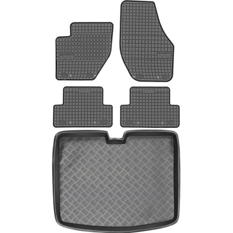 Volvo V40 II Schrägheck (2012–2019) – SET: Gummifußmatten + Kofferraummatte (1/5)