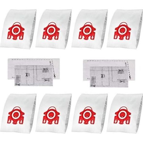 Sacs d'aspirateur Miele FJM Sacs à Poussière de Rechange 3D Efficiency Pour Aspirateurs Miele (2 filtres de moter includes) H230 (1/4)