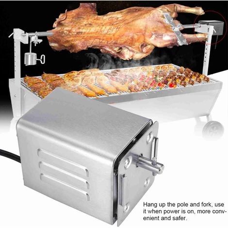 Moteur de rôtissoire électrique en acier inoxydable pour barbecue (1/5)