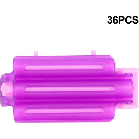 Pinces à friser manuelles pour racines, outils de coiffure permanente avec clips, 36 pièces pour volume et boucles (1/5)