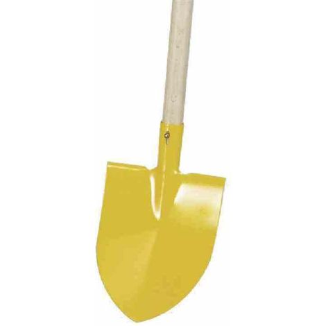 Kinderspitzschaufel 14cm breit, Holzstiel 75cm