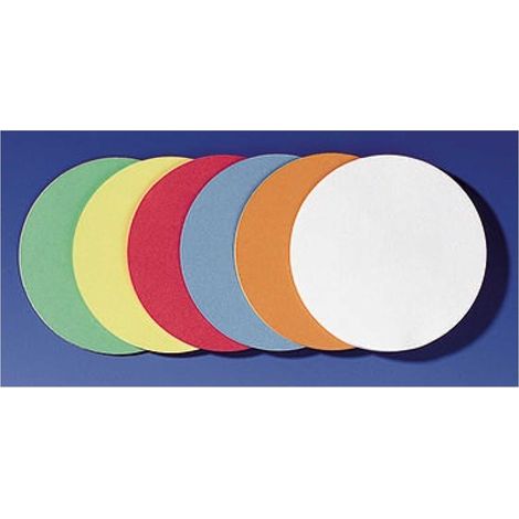 Moderationskarte 14cm 130g/m Altpapier 100 % recycelt farbig sortiert 500 St./Pack. (1/5)