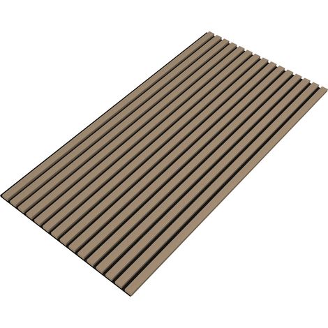 Set di pannelli acustici da 16 pannelli effetto noce chiaro 030008028