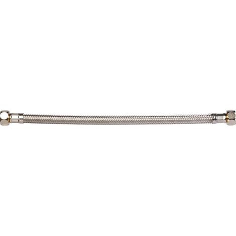 Flexible sanitaire 285 mm – Raccordement femelle-femelle 3/8" – Norme sanitaire – Pour installations WC Geberit (1/3)
