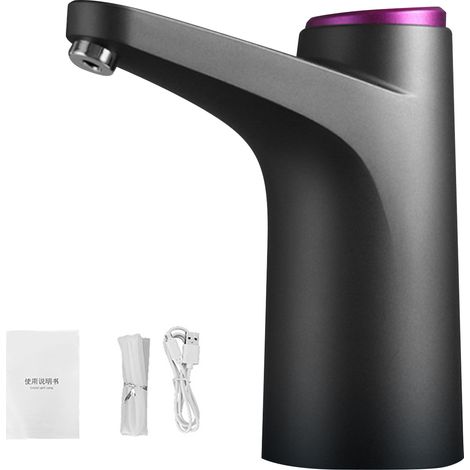 d eau avec pompe à eau portable en ABS rechargeable par USB (1/4)