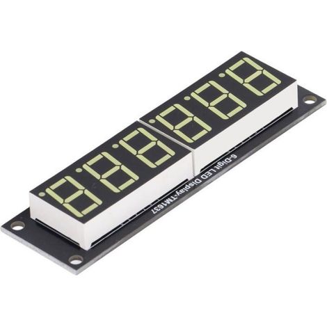 Module d'affichage 7 segments, écran LED 0,56 pouce,tube numérique, 6 chiffres,nombre décimal 7 segments,TM1637,module d'affichage (1/5)
