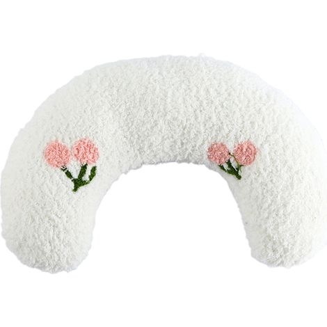 Oreiller en Forme de U pour Chiens et Chats - Coussin Moelleux pour Petits Chiens et Soutien Cervical (1/5)