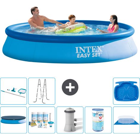 Intex Piscine Easy Set Ronde - 366x76 cm - 9-pièces S40620 (1/5)