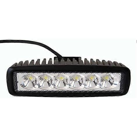 projecteur antibrouillard puissant à 6 LED de 18 W pour conduite tout-terrain (1/5)