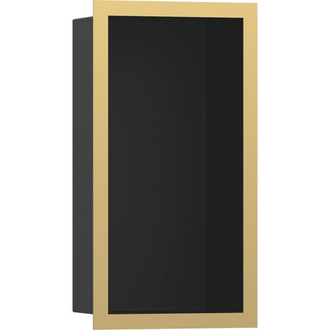 hansgrohe XtraStoris Nicho de pared individual negro mate con (1/5)