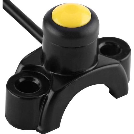Interruttore del manubrio della moto, pulsante di avviamento, interruttore universale da 22 mm, pulsante di accensione/spegnimento del motore per Pit Dirt Bike ATV Quad (1/4)