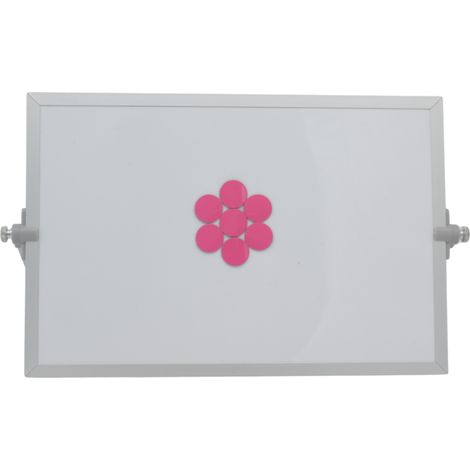 Symbole magnétique Cercle 2 cm rose (1/2)