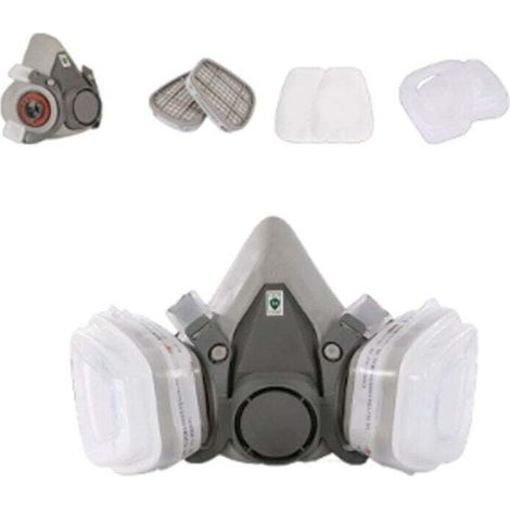 6200 Reusable Respiratory Protection Mask, Dustproof, Gasproof with Filters for Painting, Construction, DIY, Sanding