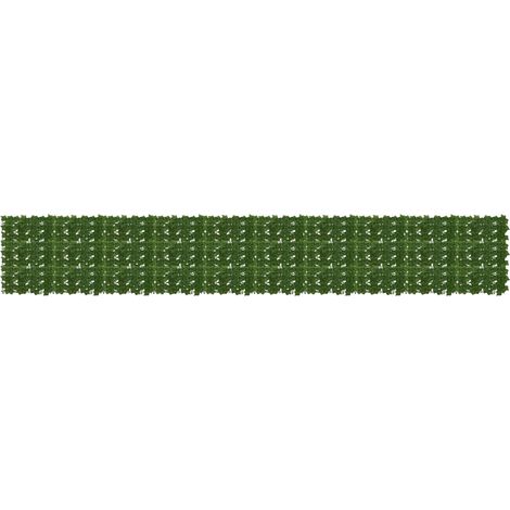 Schermo per balcone con foglie Verde 500 x 75 cm vidaXL