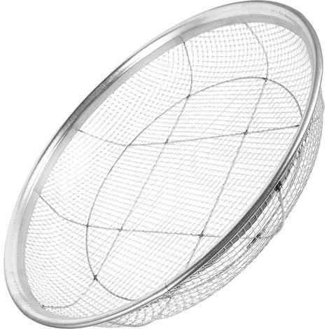 Tamis de Jardin Métallique avec Maille Fine Outil Polyvalent pour Tamiser Terre Sable et Graviers pour Balcon Extérieur et Usage Agricole (1/5)