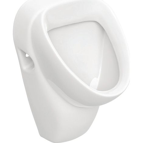 Urinal GE Aller, entrée arrière, sortie arrière, avec bougie, blanc