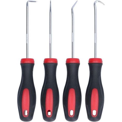 4 pièces Pick Hook Set Précis Voiture Automotive O Ring Joint D'huile Extracteur de joint 150mm (1/2)