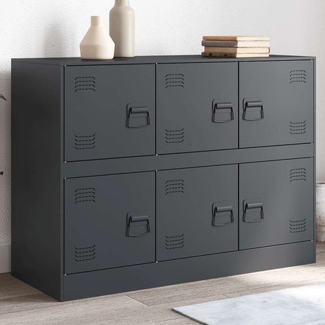 Sideboard Anthracite 99x39x73 cm Steel vidaXL