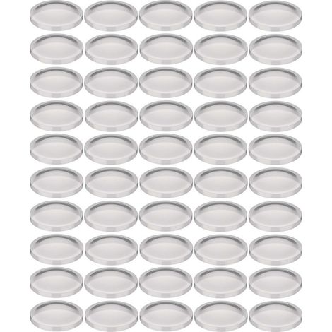 Lot de 100 amortisseurs de butée en silicone transparent 8mm – Autocollants pour meubles et portes – Absorbent chocs et réduisent bruit (1/3)