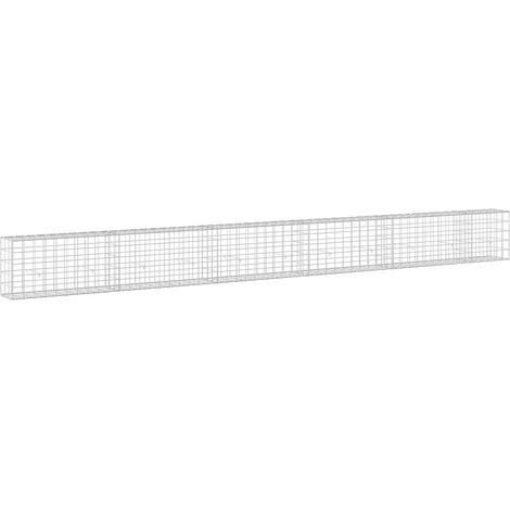Gabion mit 5 mm Draht und 10x10 cm Masche 550x30x50 cm vidaXL (1/5)