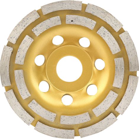 Ortviai Meule à diamant segmentée 115 x 22,2 mm pour béton, marbre et granit – coupe précise et durable (1/5)