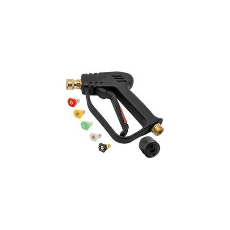 Pistolet de Lavage Haute Pression 4000 PSI,Pistolet de Nettoyage pour Voiture, Pour Adaptateur compatible Karcher K1-K7, 5 buses quick connection (1/5)