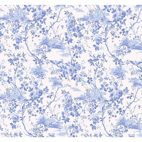 Papier peint panoramique classique Floraison Charmante (1/4)