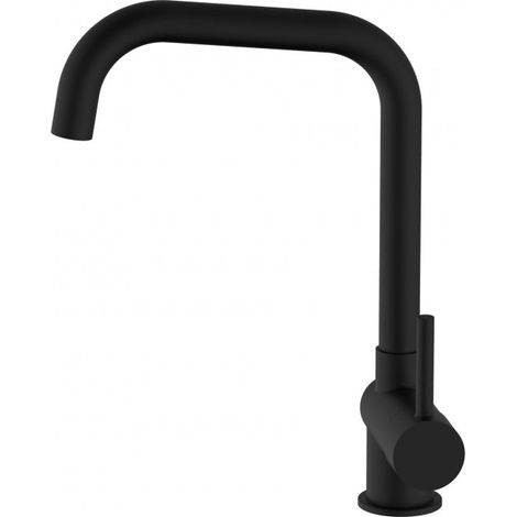 Teorema - Miscelatore Lavello Canna quadrata - Colore: Nero (1/2)