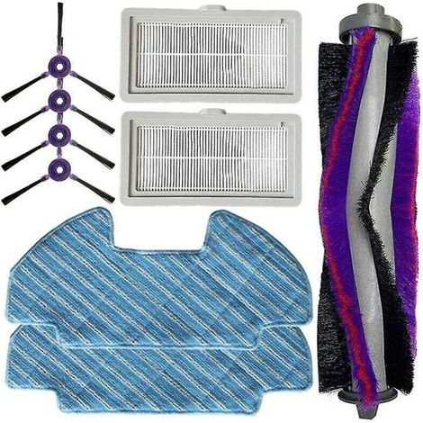 Packung mit 9 Ersatzfiltern für Samsung-kompatible Walzenseitenbürsten (1/3)