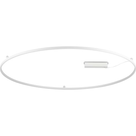 Ideal Lux Plafoniera Moderna Oracle 1 luce LED integrato Bianco Alluminio