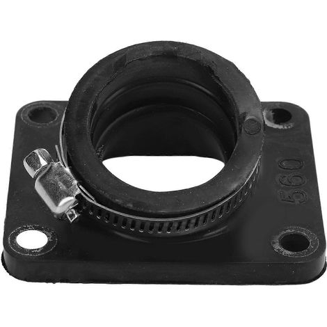 Collecteur d'admission pour carburateur 120231019, en caoutchouc noir, compatible avec KX60 1983–2003 (1/5)