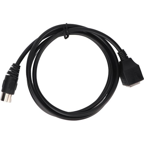 Câble DIN 5 broches mâle vers RJ45 femelle 1,5m pour amplificateurs et mixeurs audio Ethernet (1/5)