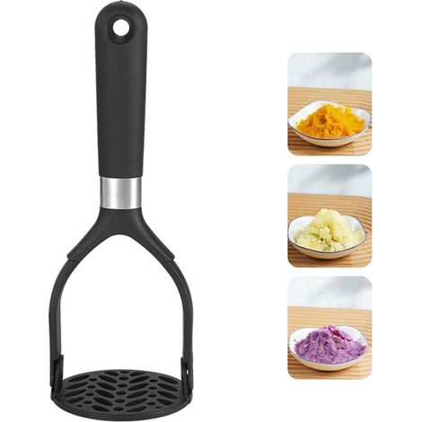 Machacador de patatas, Machacador, Machacador de patatas, Machacador de alimentos, Plegable, Apto para machacar patatas, frutas y verduras, Rojo (1/5)