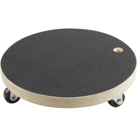 Chariot de transport WU0822030 – Charge max 100 kg – Dimensions 200 mm x 52 mm – 3 roulettes pivotantes en polypropylène – Metafranc