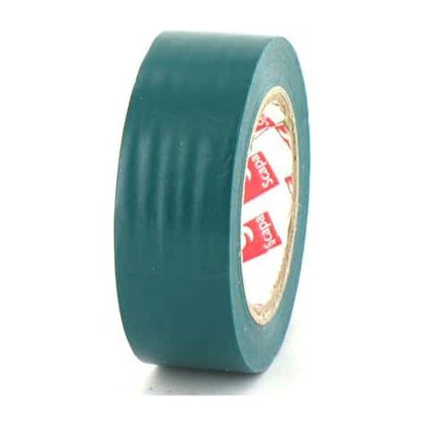 Ruban adhésif électrique SCAPA - PVC - Vert - 15mm - 2702V-15