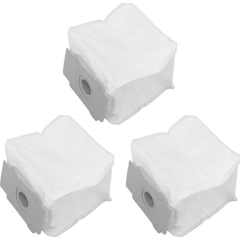 3 Pièces Sacs à Poussière pour Aspirateur Robot, Accessoires de Rechange Compatibles Roomba I7 I3 E5 E6 S9