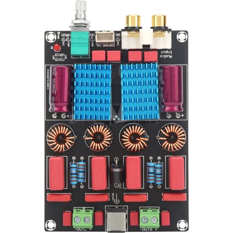Carte Amplificateur Puissance Numérique TPA3116 2x100W, Module PCB Haute Fidélité (1/5)