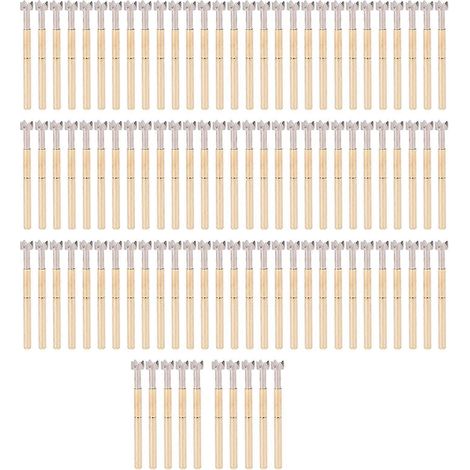 100 goupilles de test à ressort, tête Phillips à 4 branches, matériau en laiton, diamètre du tube 2,36 mm/0,1 pouce, longueur 34 mm/1,3 pouce. (1/5)