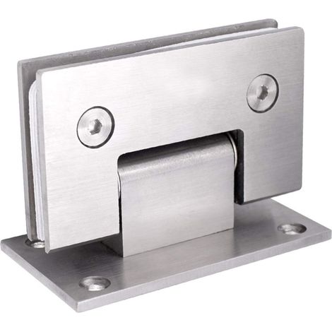 Door Hinges 2 charnières et clips en inox (1/5)