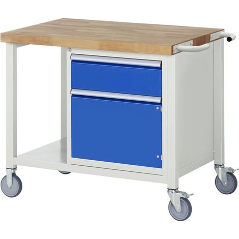 Etabli mobile brut Modèle 8152 LxPxH 1000x700x880mm (1/5)