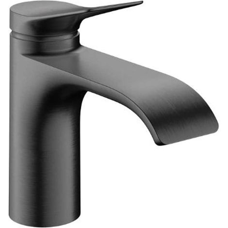 Hansgrohe Vivenis - Mitigeur de lavabo avec bonde, EcoSmart, CoolStart, chrome noir brossé 75014340
