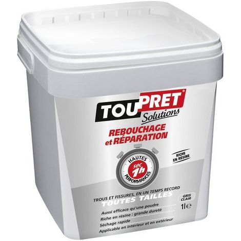Stucco ad alte prestazioni in pasta da 1 kg, indoor/outdoor TOUPRET