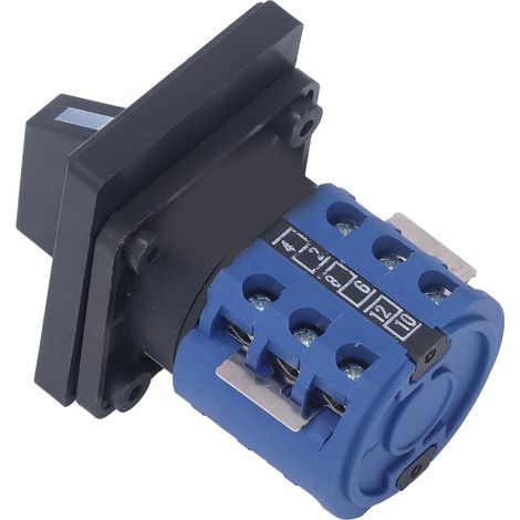 BERM Commutateur à came inverseur rotatif transfert courant 3 phases 4 fils CA10 PC anti-feu 690V 20A (1/5)
