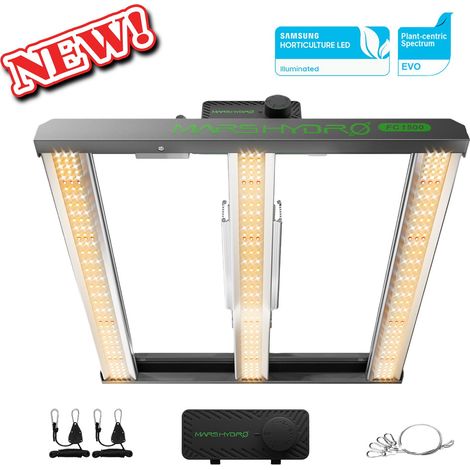 2026 MARS HYDRO FC 1500 LED Grow Light Samsung301H EVO for Growzelt 1-3Plan