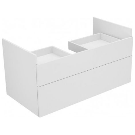 Meuble bas EDITION 400 PLANNING avec découpe siphon 1050x527x535mm titan / titan KEUCO